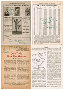 Ty Cobb forged signatures Ty Cobb forged signatures